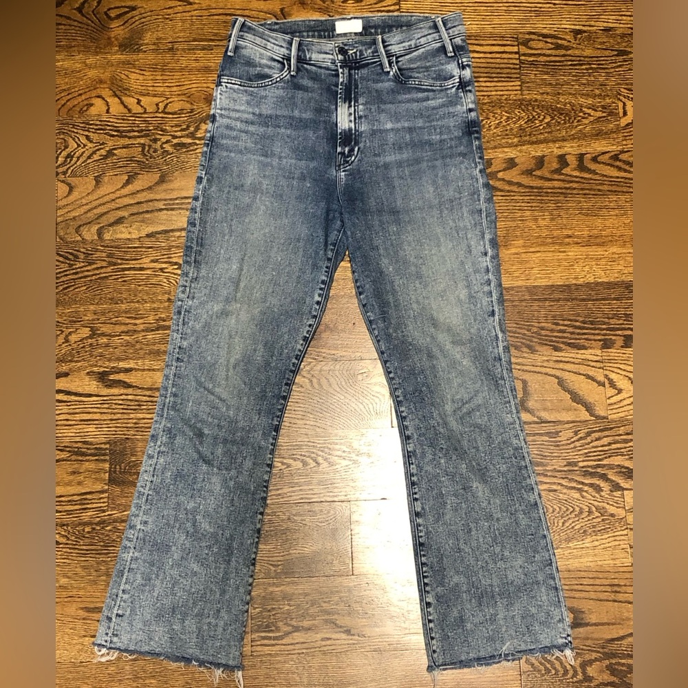 MOTHER The Hustler Ankle Fray Jeans - Size 29 - “Shaking Things Up”